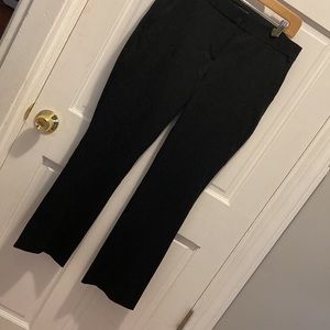 Express black columnist barely boot mid rise dress pants size 10s